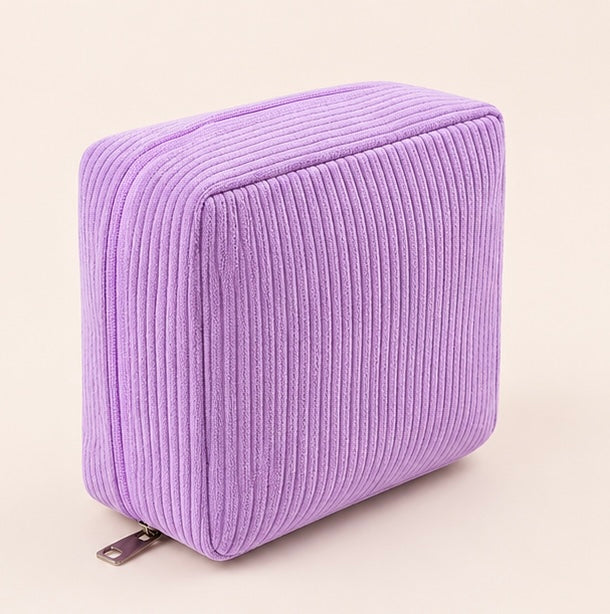 1pc Sanitary Napkin Storage Bag Flannel Thickened Sanitary Napkin Storage Bag Portable Mini Sanitary Pad Storage Bag
